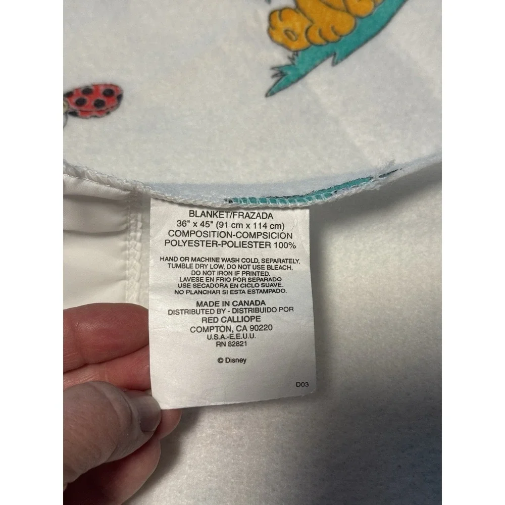 Disney Dundee Blanket Baby Minnie Mouse Vintage Acrylic New Rare Crib Stroller